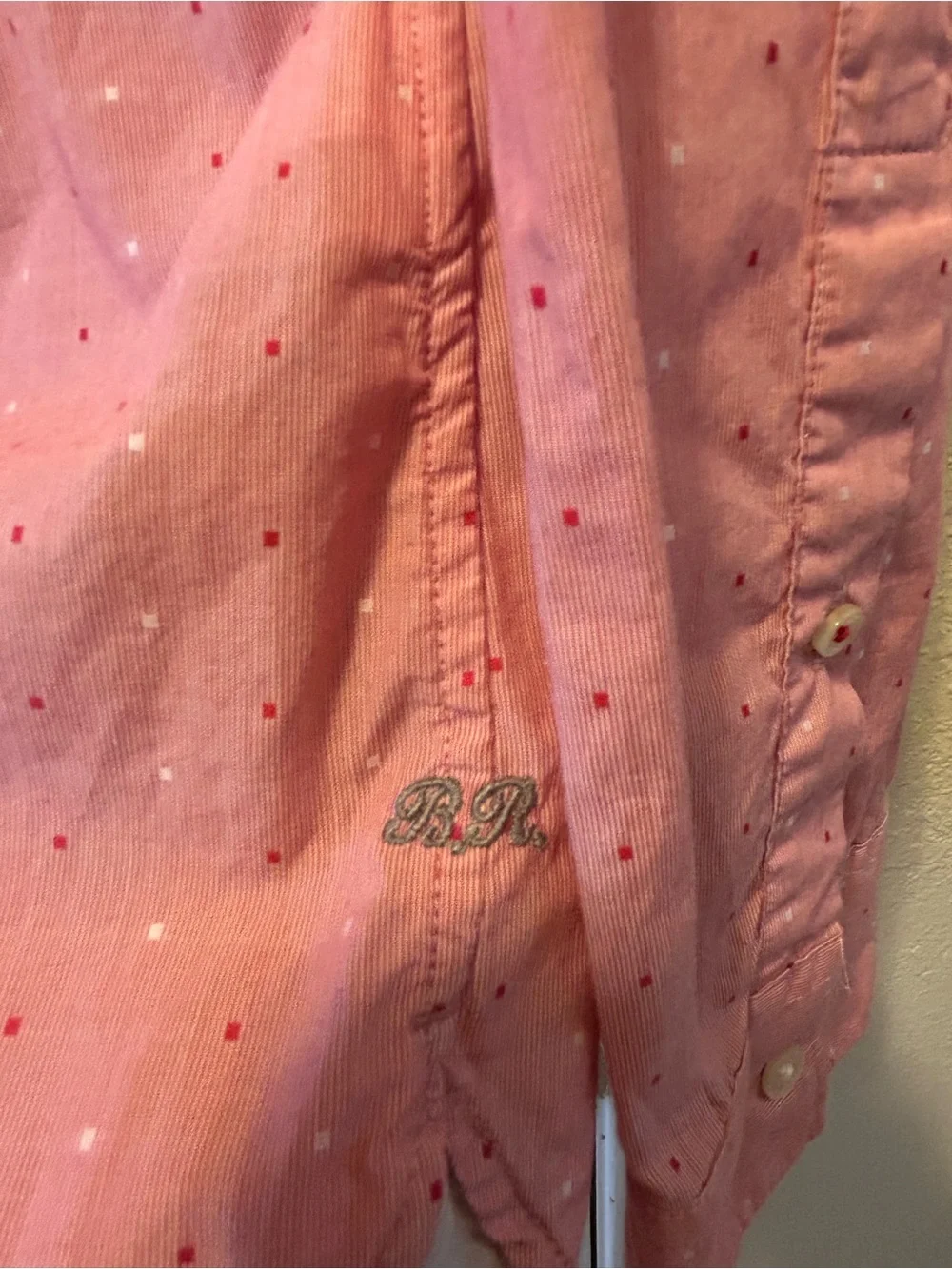 Banana Republic Heritage Collection Pink  Button-Down Shirt Tailored Slim Fit