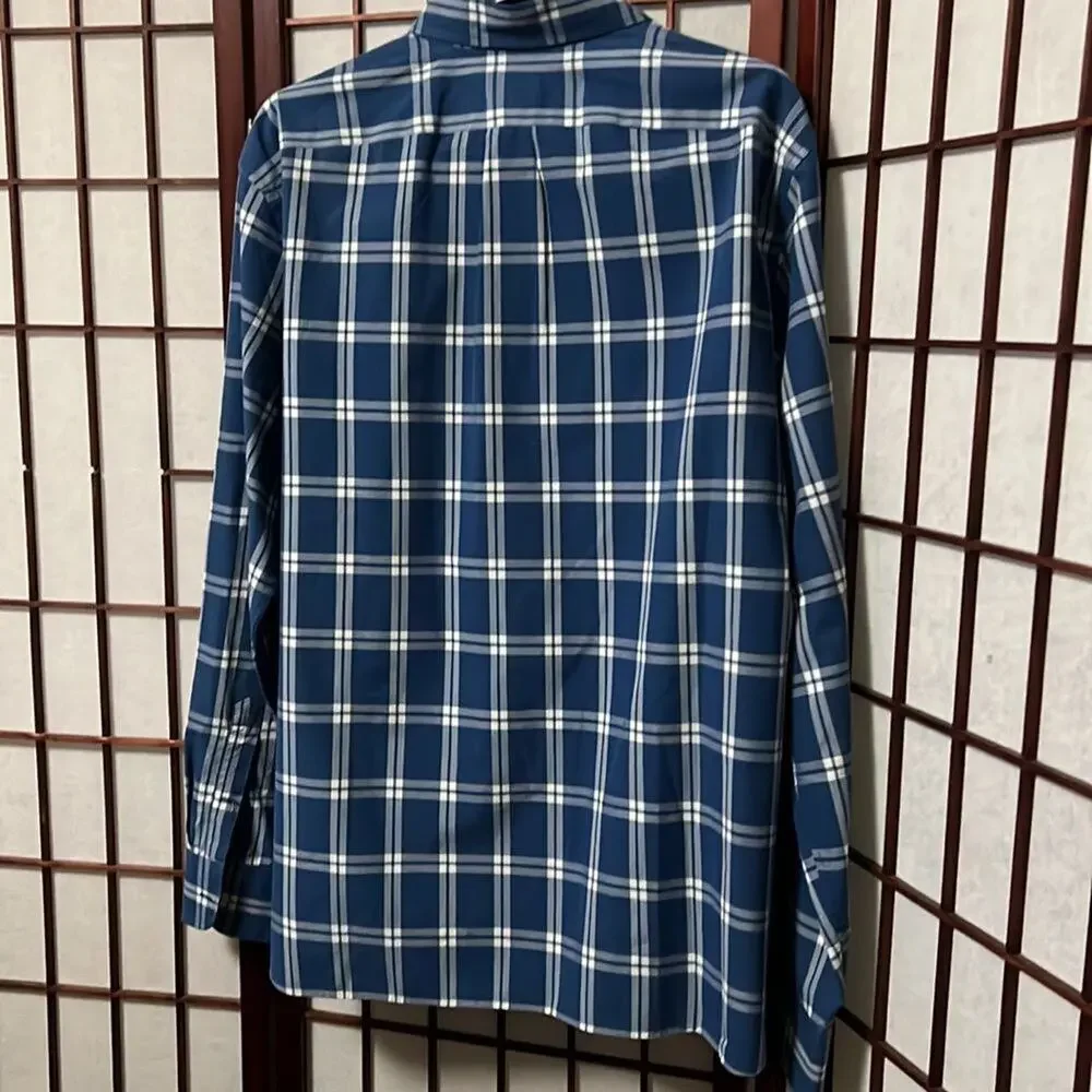J.CREW CLASSIC PLAID LONG SLEEVE BUTTON DOWN SHIRT SIZE‎ L