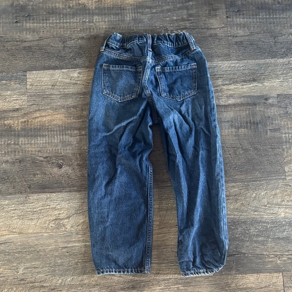 Old Navy Kids Dark Blue Jeans with Rip‎ Detail
