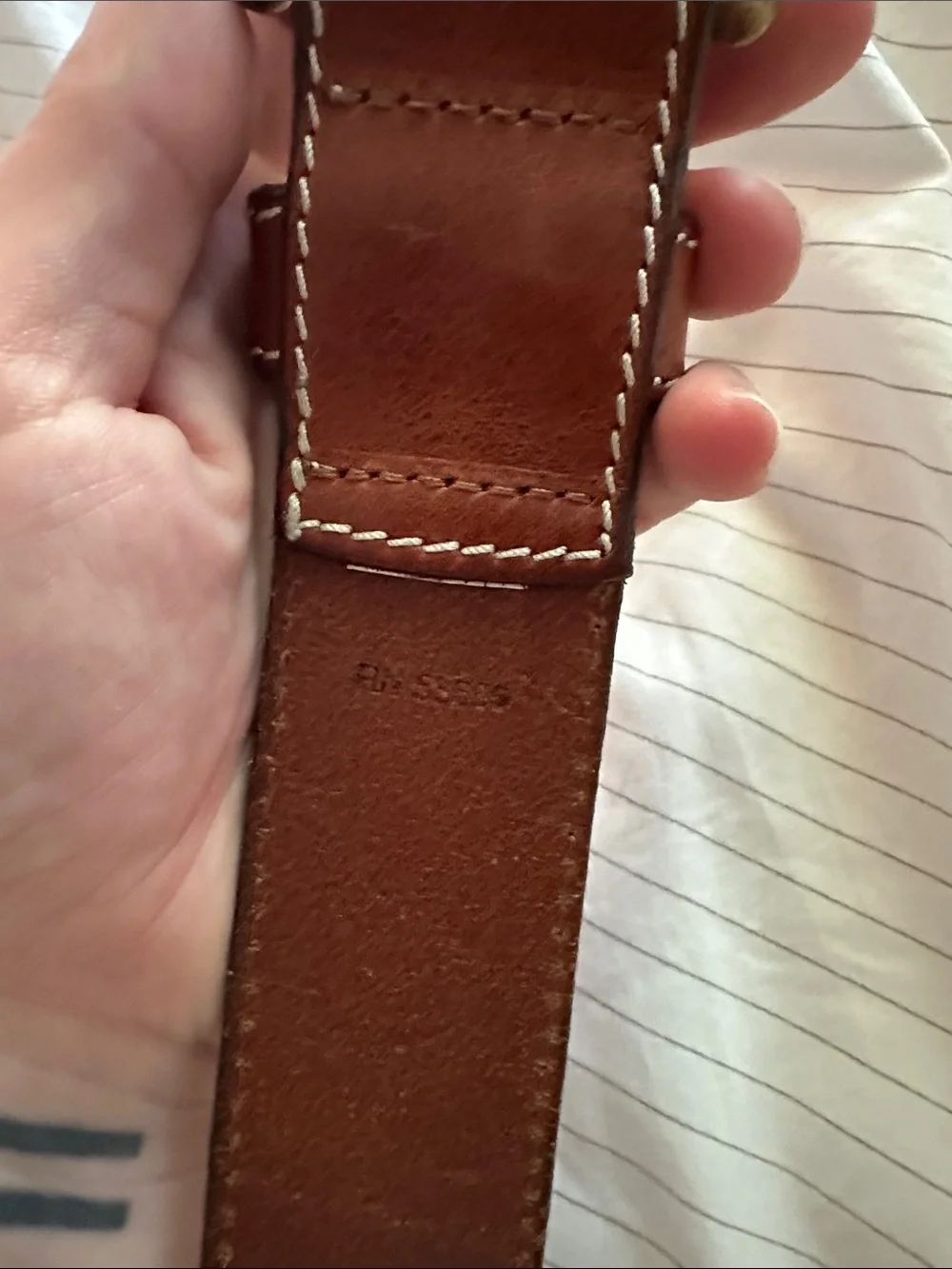 Vintage John W. Nordstrom Leather Belt Made in USA