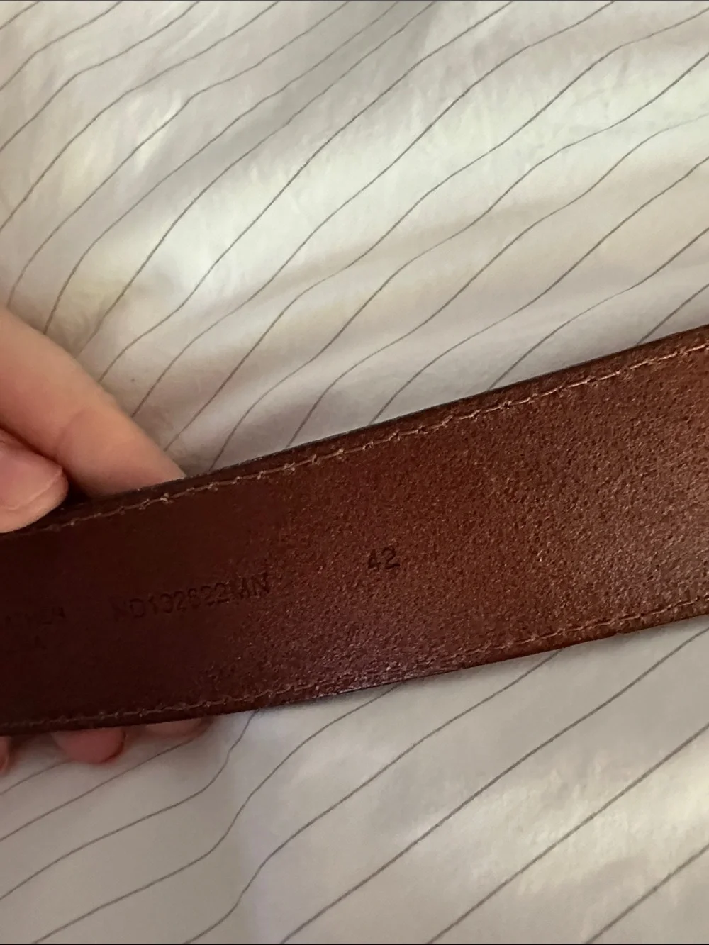 Vintage John W. Nordstrom Leather Belt Made in USA