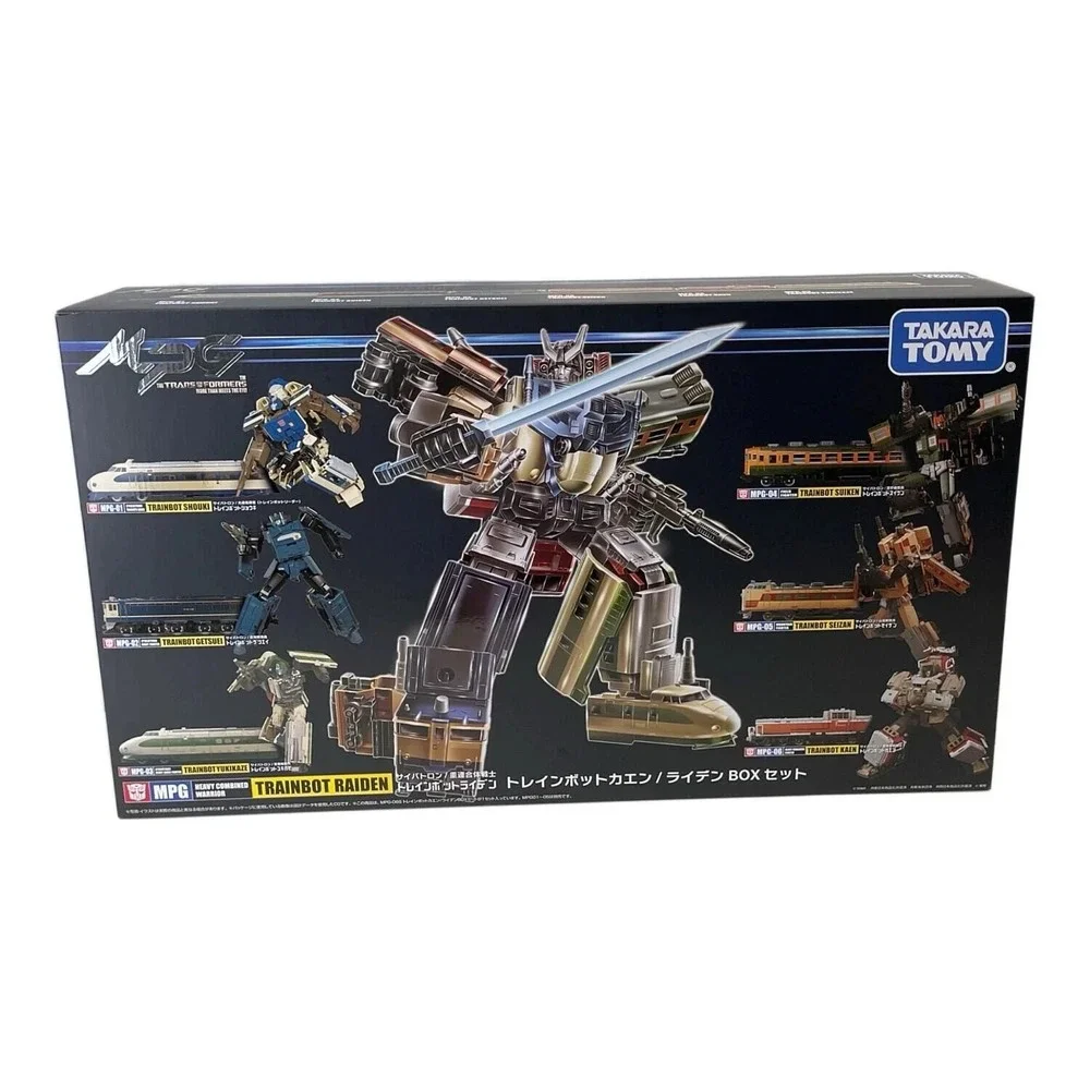 MISB in USA - Transformers Masterpiece MPG-06S Raiden Box Trainbot Kaen Limited
