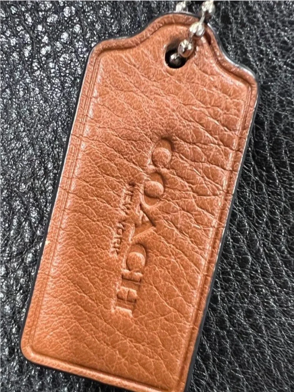 Coach black tan