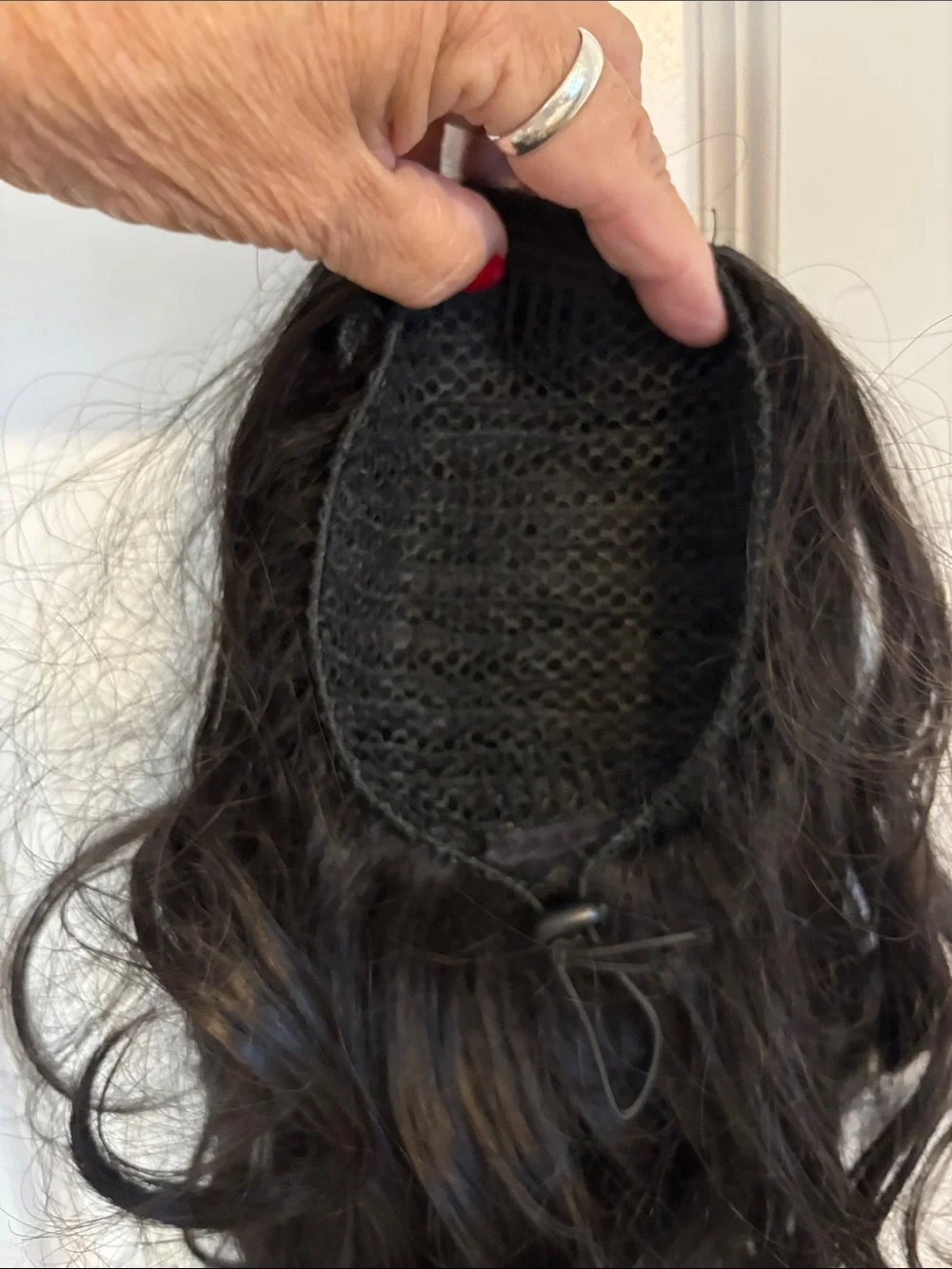 Recho length box ponytail