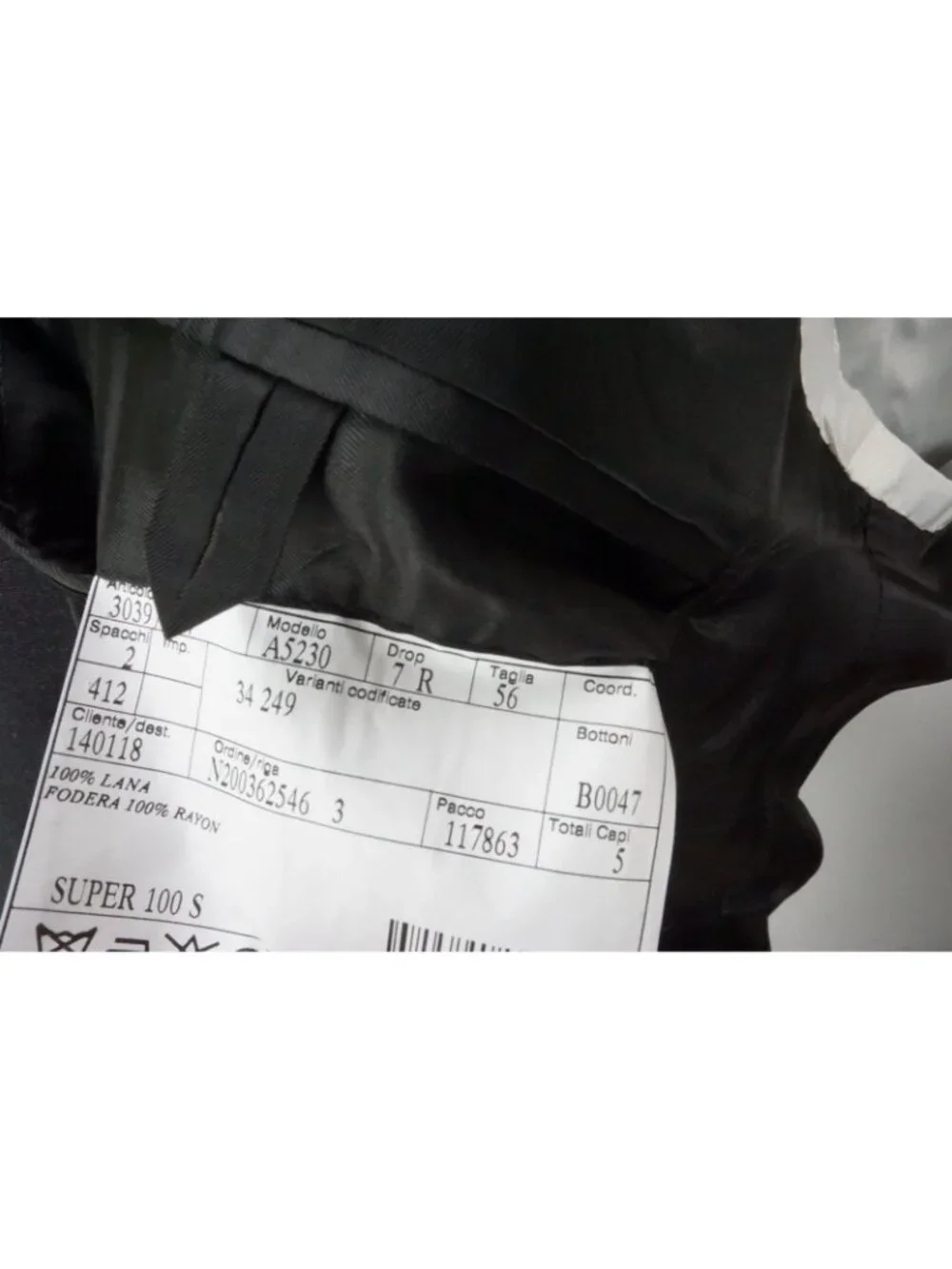 Burberry approximate measurements