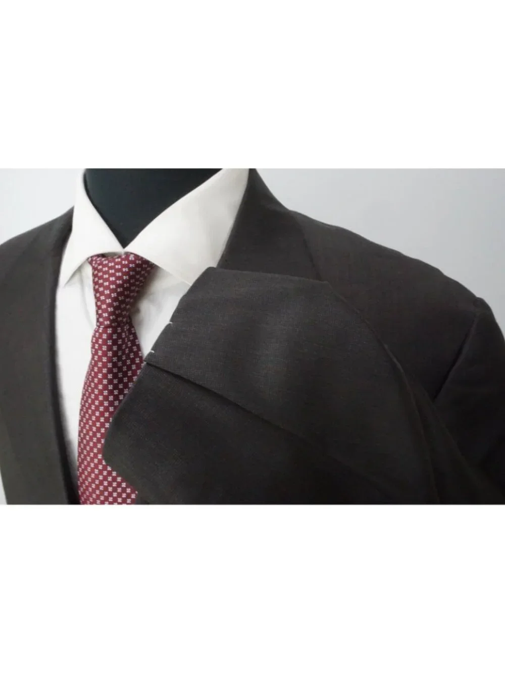 Burberry London Brown Wool 2 Pc Suit Jacket Pants Sz 48R BRAND NEW