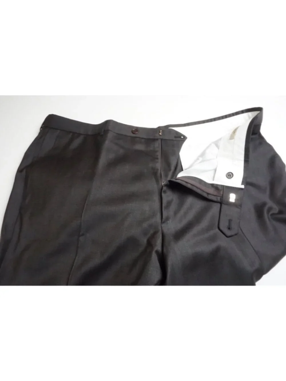 Burberry London Brown Wool 2 Pc Suit Jacket Pants Sz 48R BRAND NEW