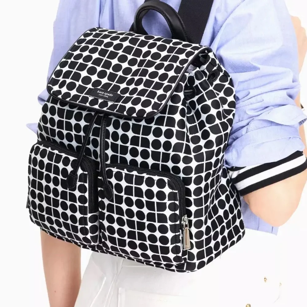 Kate Spade Noel Printed Fabric Backpack SKU 9957129 NWT