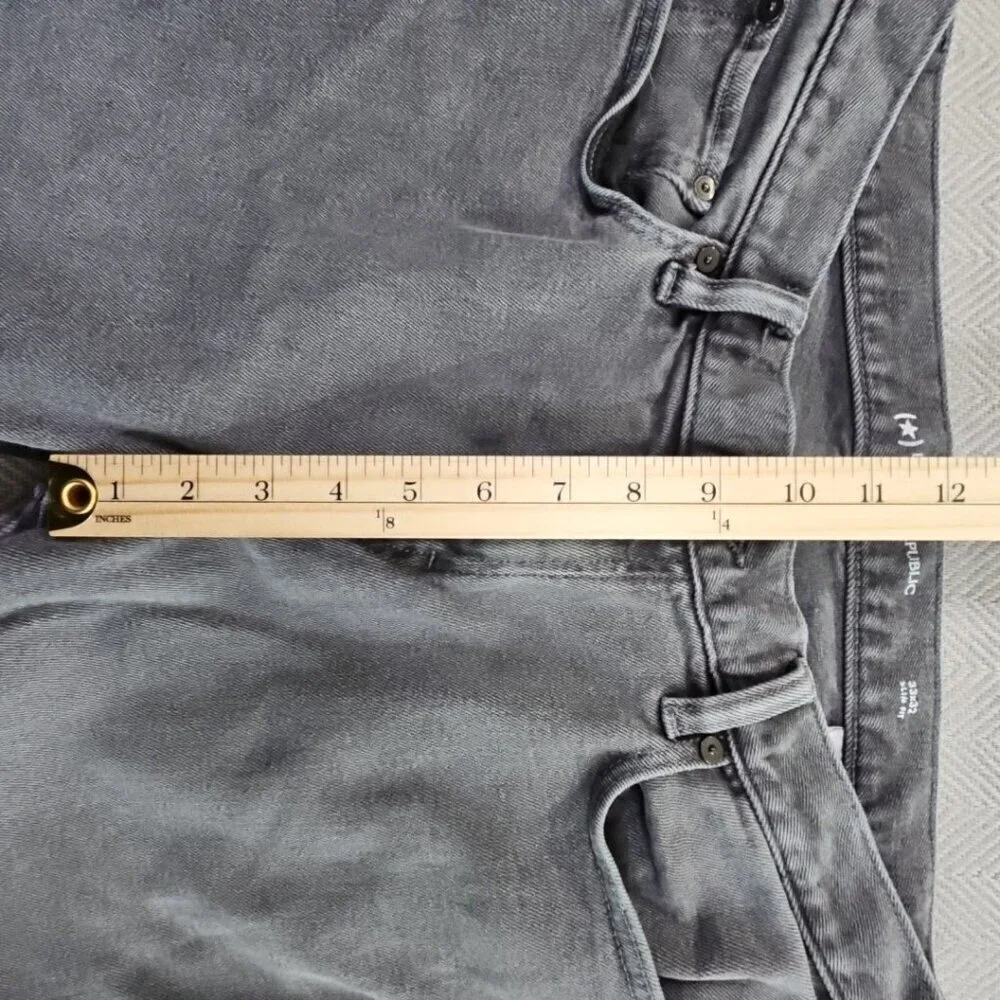 Banana Republic Legacy Stretch Jeans Men’s 33x32 Black Slim Fit Straight Leg EUC
