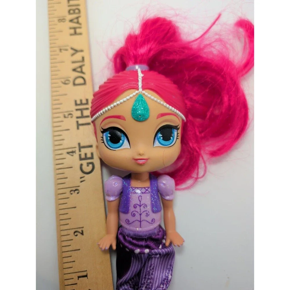 Nickelodeon Shimmer and Shine Shimmer Doll Pink  Hair Doll Only