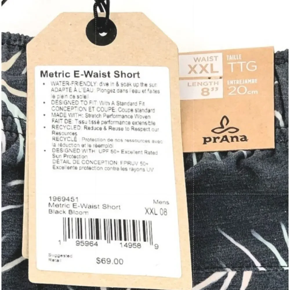 Prana men metric