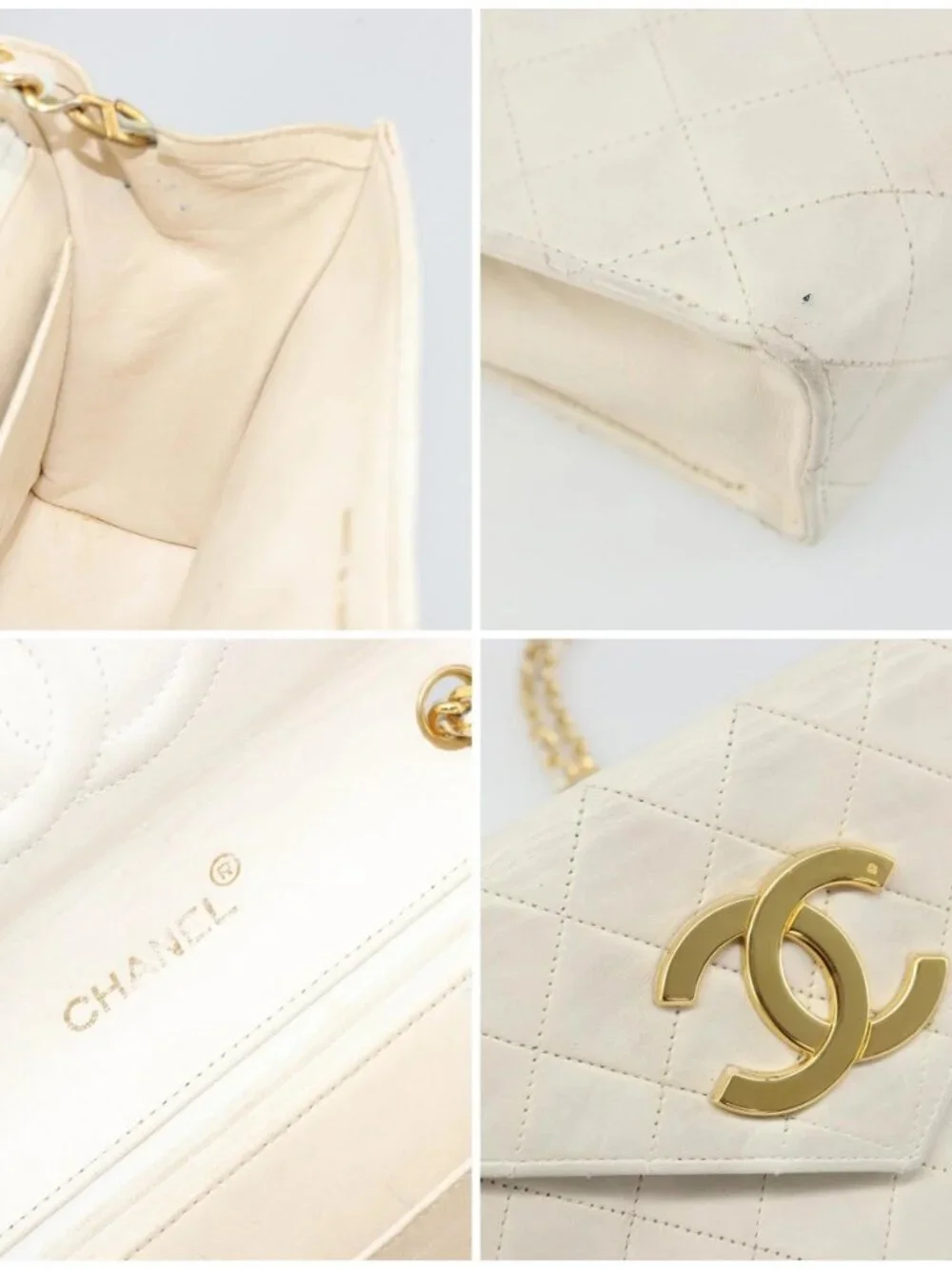 CHANEL brand	chanel color	white