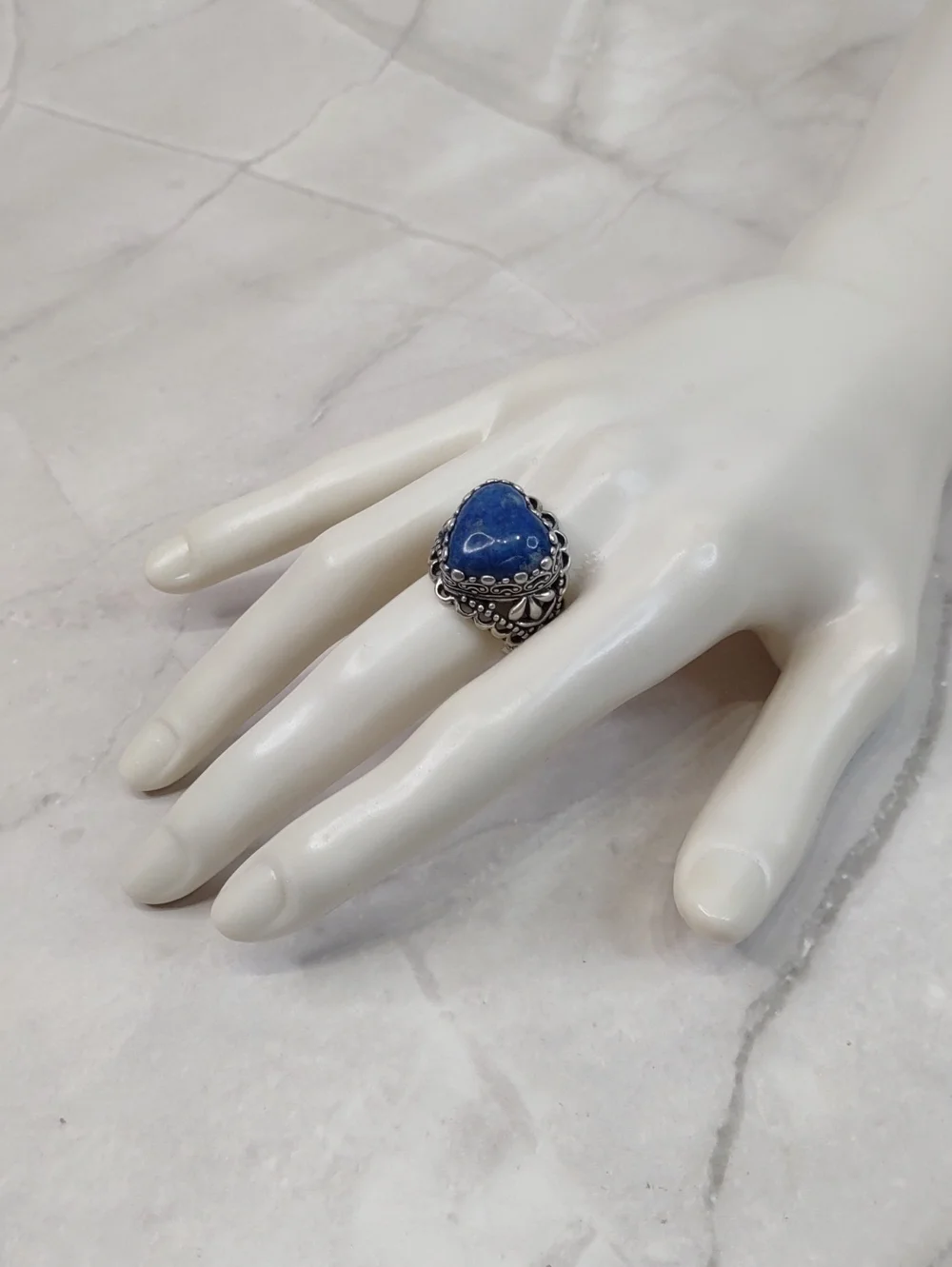 Sincerely Southwest By Carolyn Pollack Lapis/Sterling Silver Ring