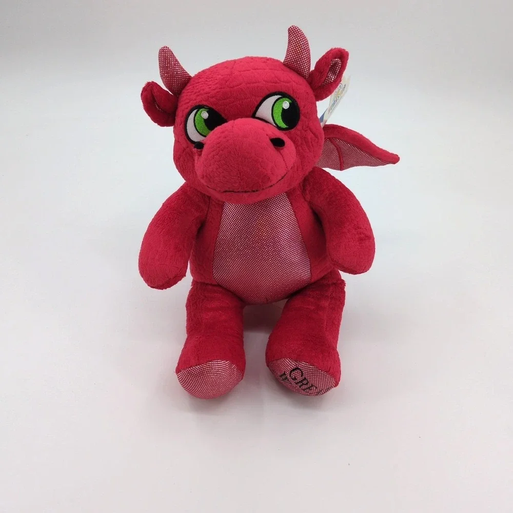 Build A Bear Ellie Red Dragon Plush 15