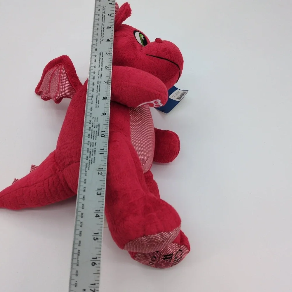 Build A Bear Ellie Red Dragon Plush 15