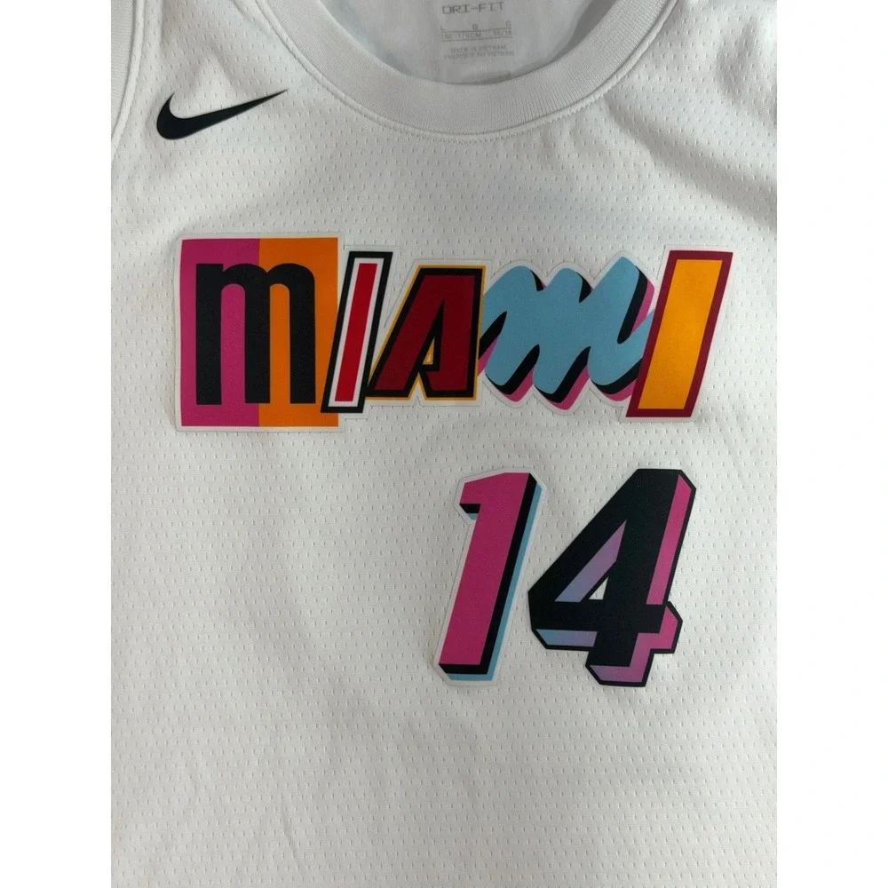 Nike Miami Heat Tyler Herro 14 City Edition Jersey Youth Large White NBACSJ2ND22