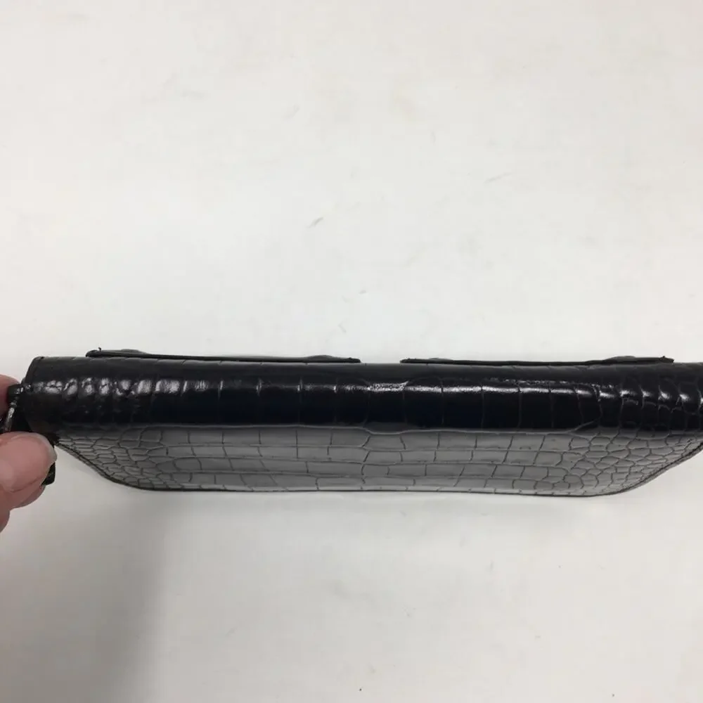 Brighton NWT Venezia Black Leather Zip Wallet