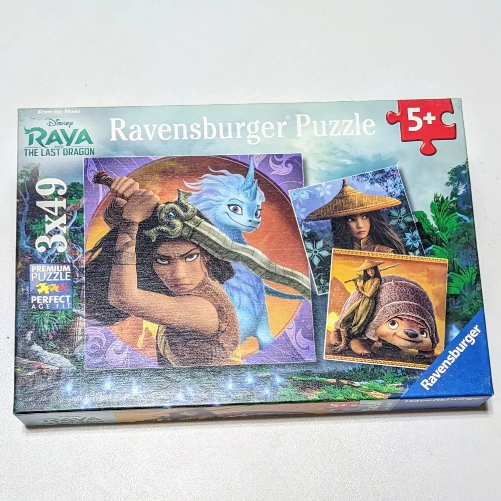 Ravensburger Disney Raya And The Last Dragon 3x49 Puzzle