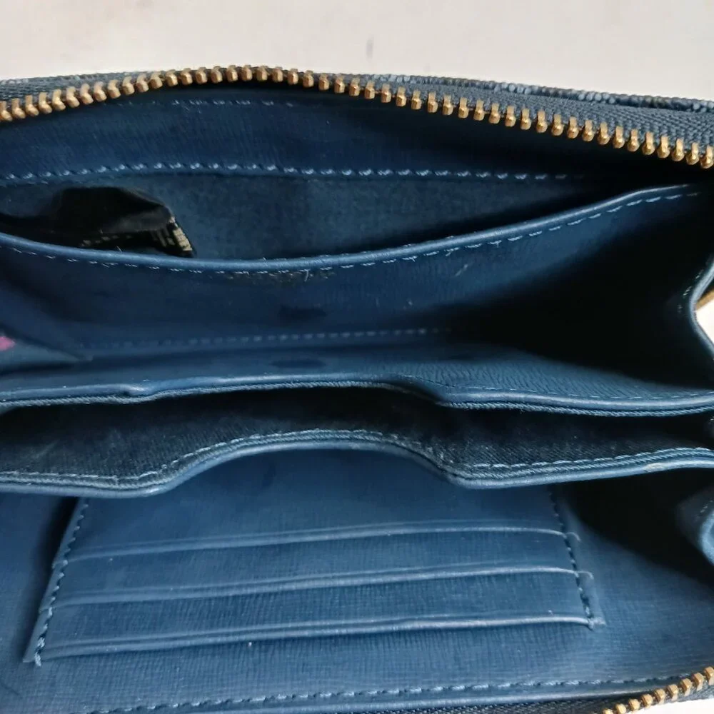Fossil Women's Blue Multi Color Wallet