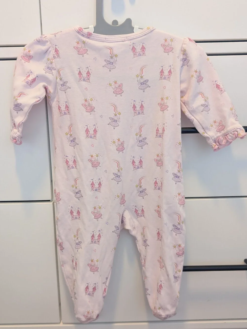 Kissy Kissy Girl's Fairytale Fun Footie Pajamas Zipper 3-6 Months