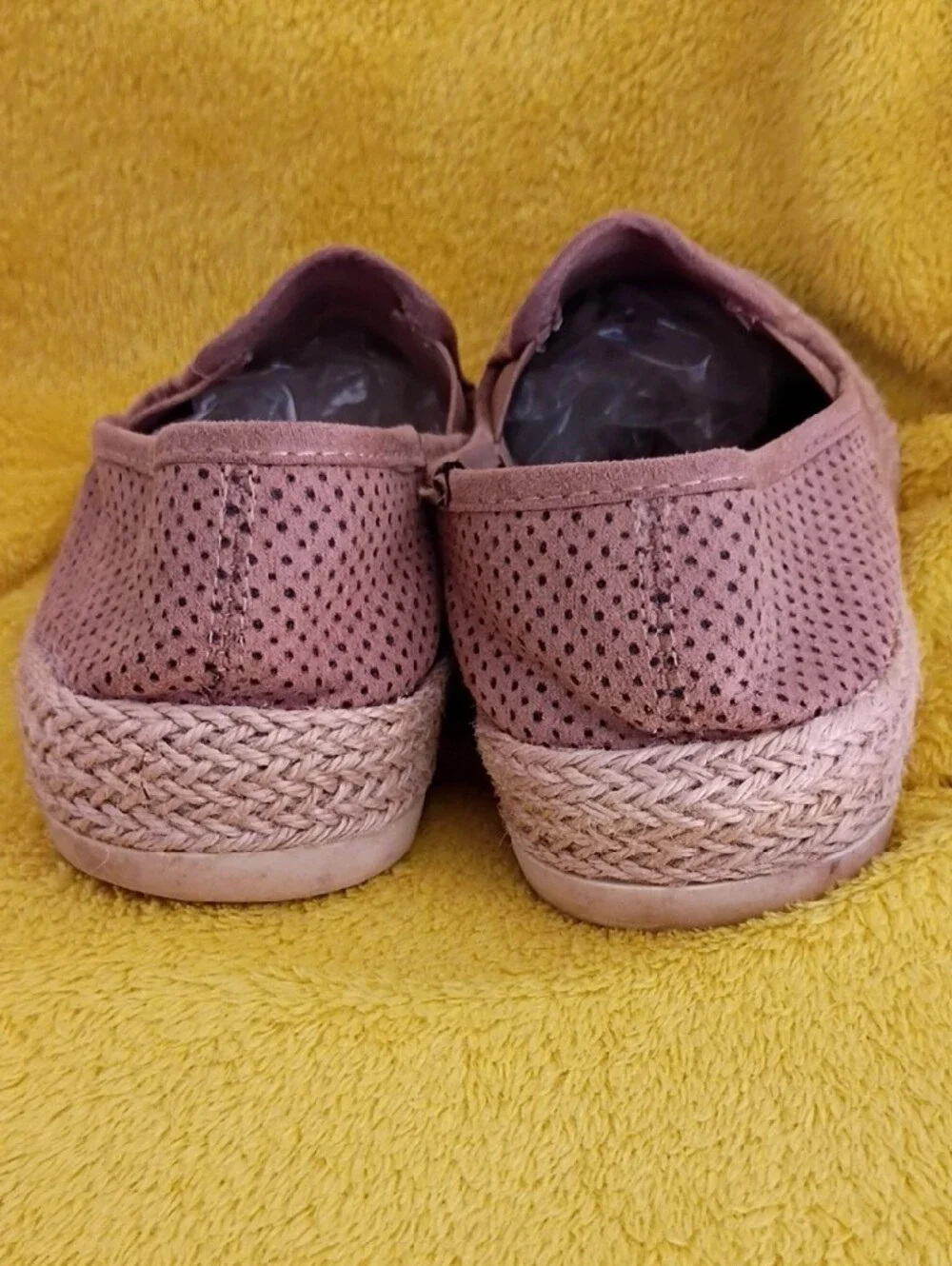 Esprit perforated suede