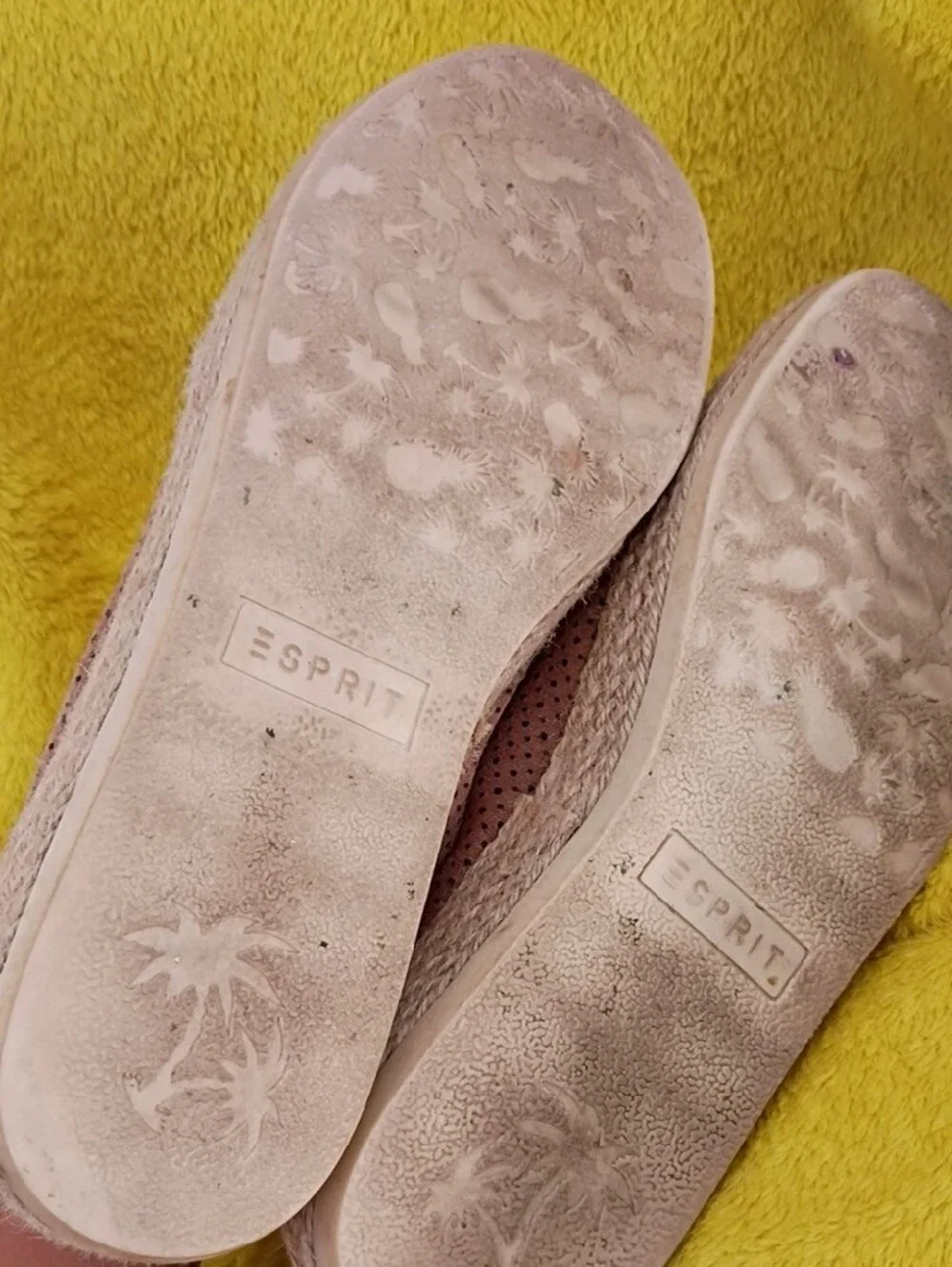 Esprit perforated suede