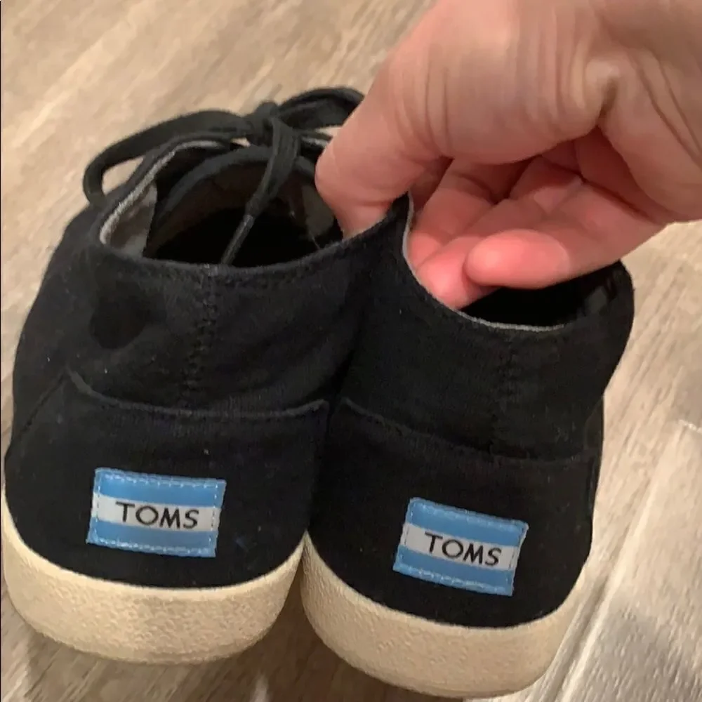 Toms used one