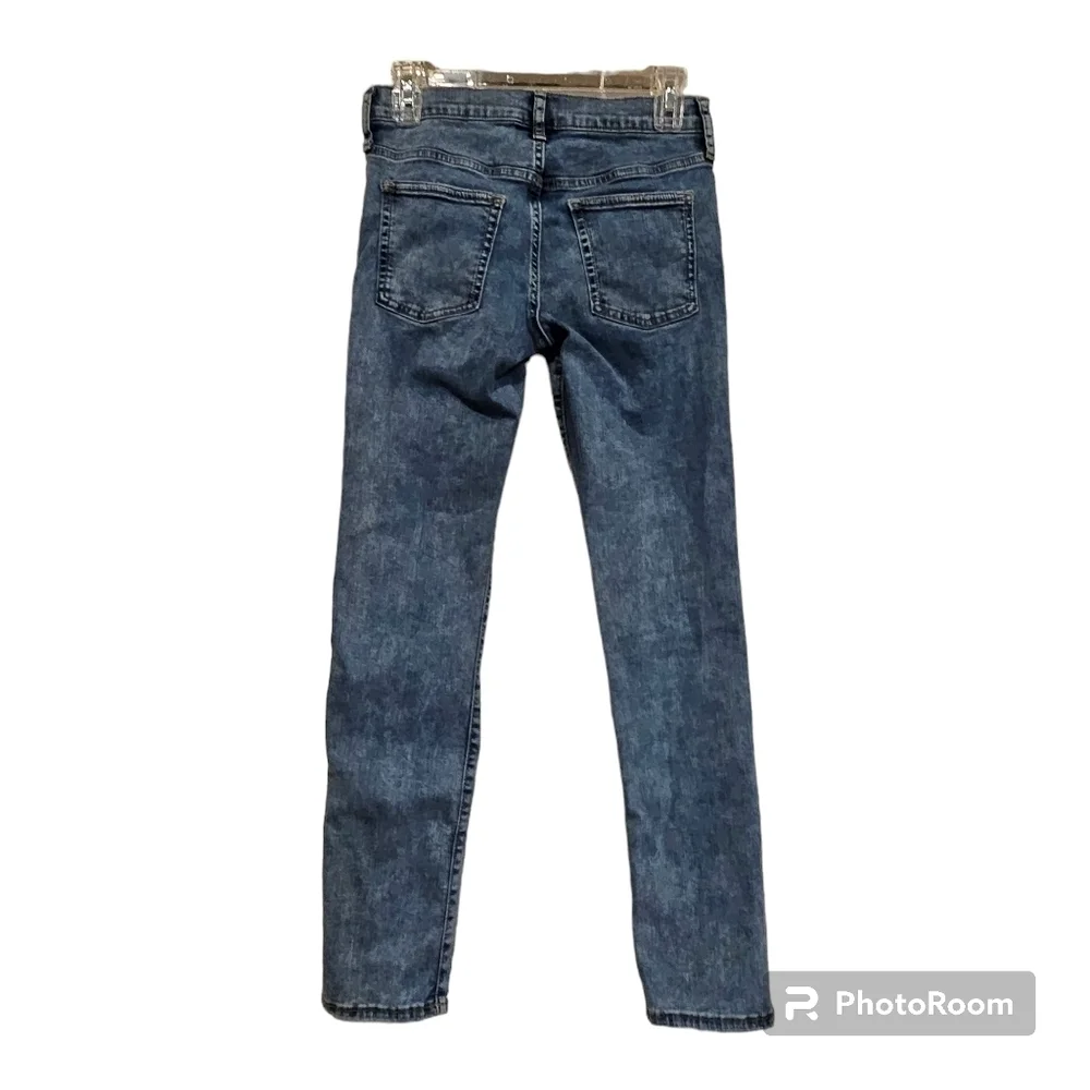 Gap Stretch Skinny Girls Distressed Denim jeans Size 14