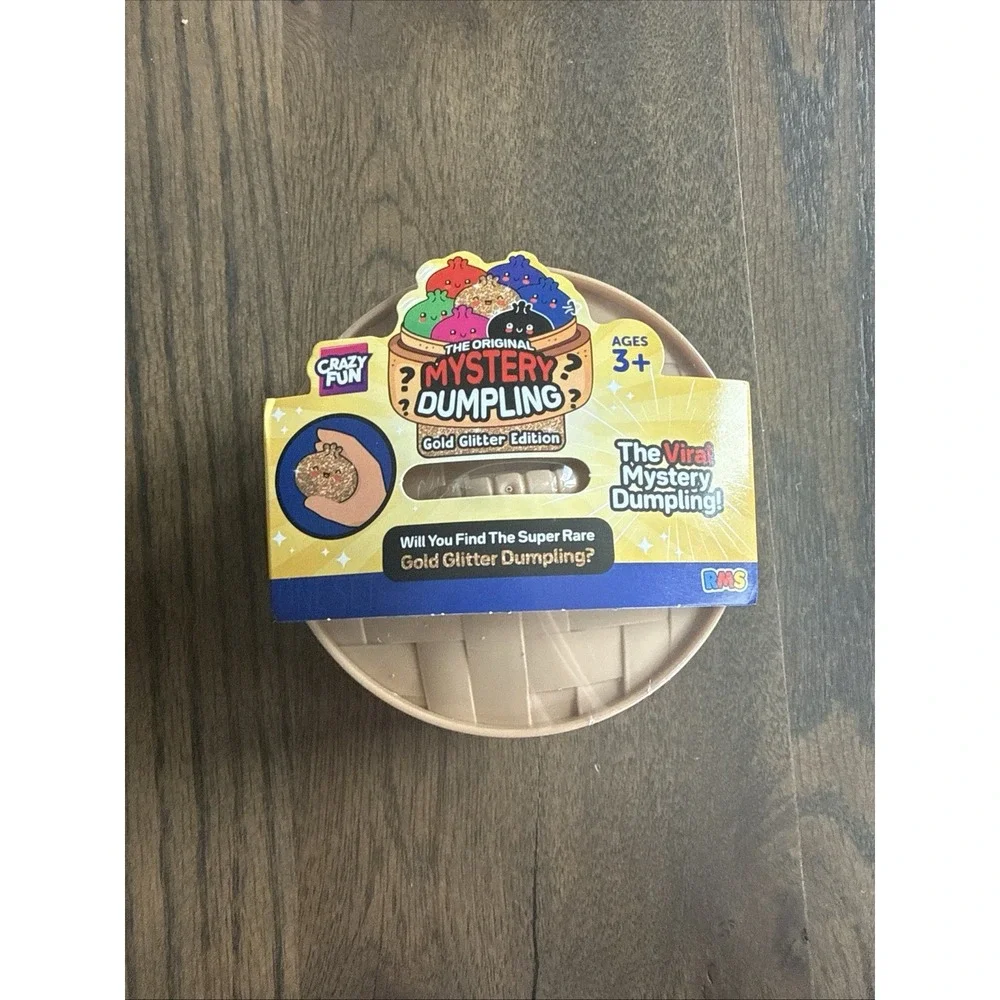 5x - Authentic RMS Crazy Fun Mystery Dumpling Gold Glitter Sealed