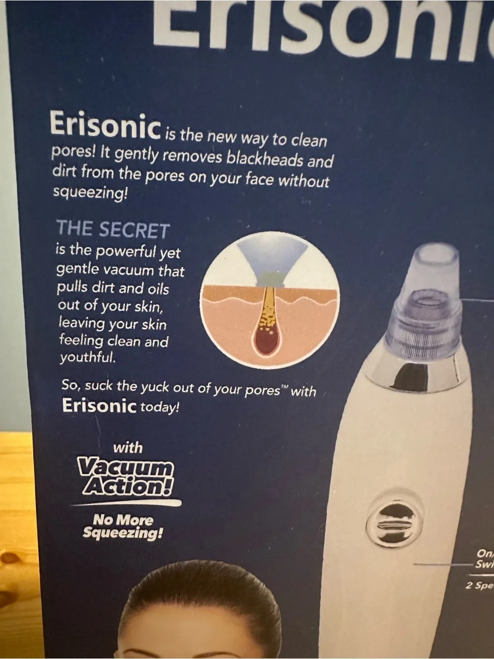 Erisonic pore cleaning