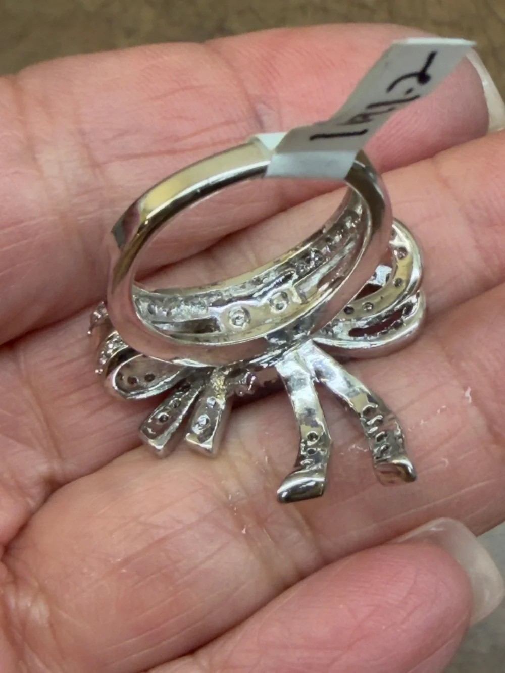 N/A ring size silver