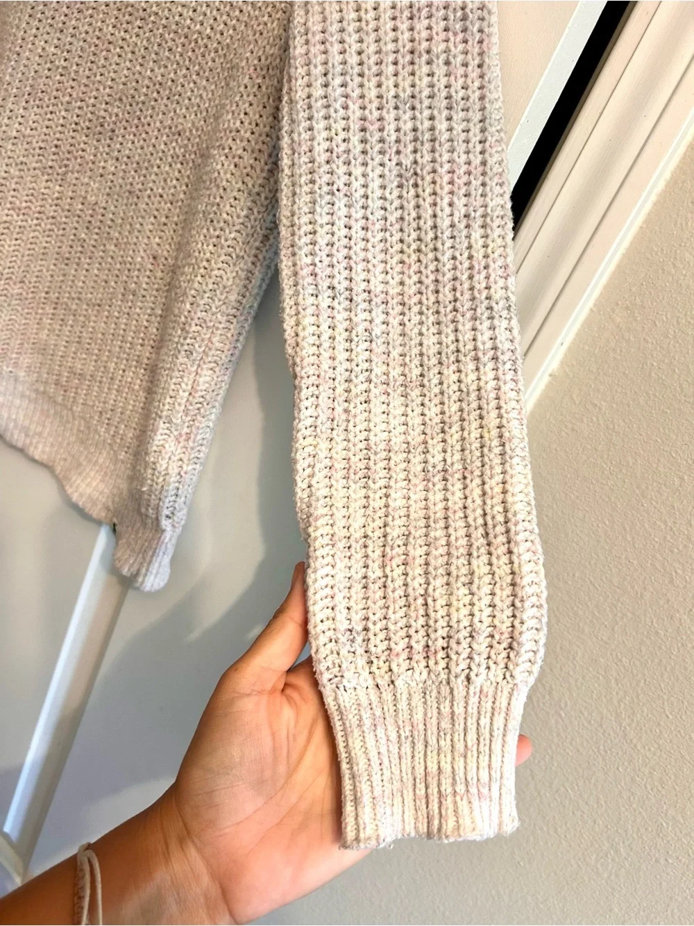 abercrombie kids Knit Sweater Pastel Confetti Speckled Youth Size 11/12