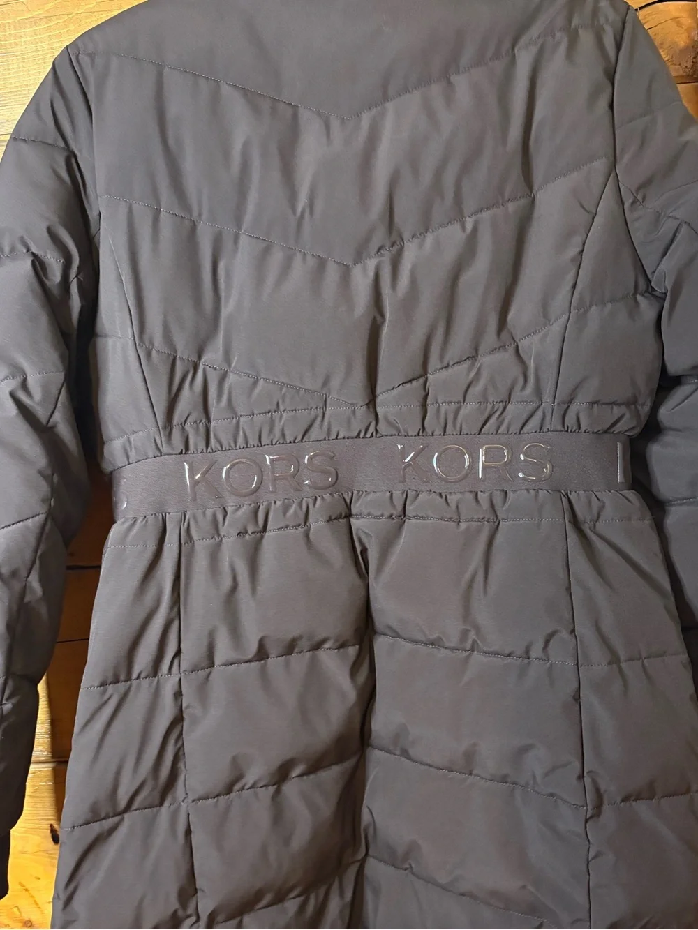 Michael Kors Women's Brown Puffer Coat medium