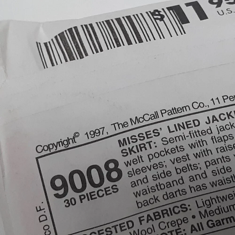 McCalls pattern new