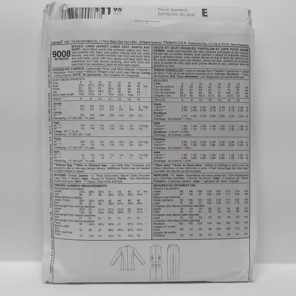 McCalls pattern new