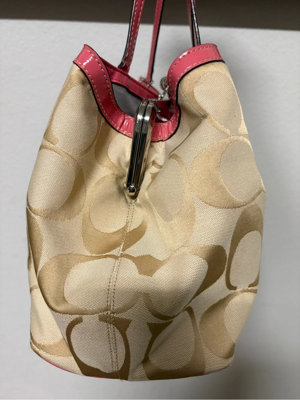Coach canvas tote