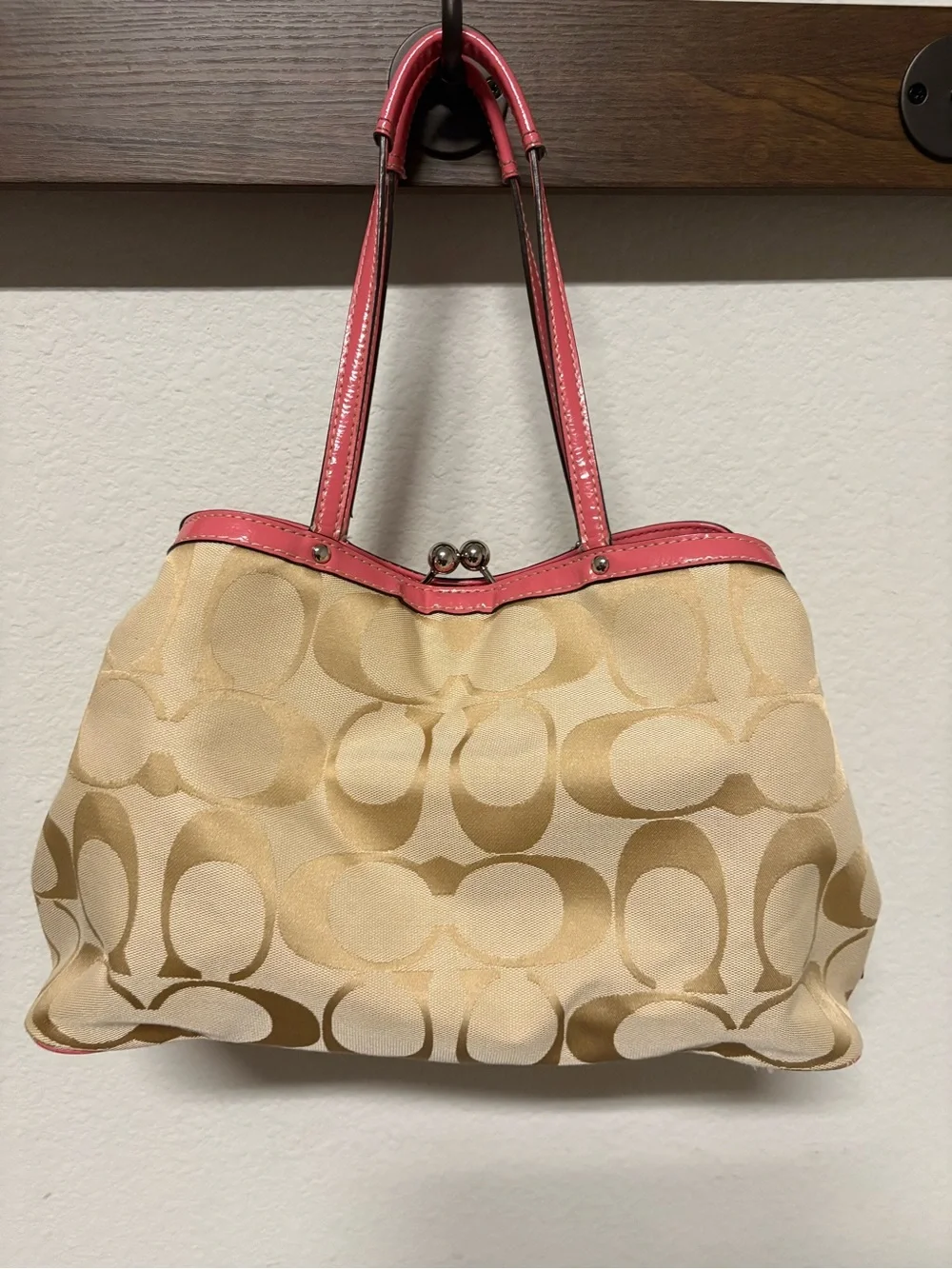 Coach canvas tote