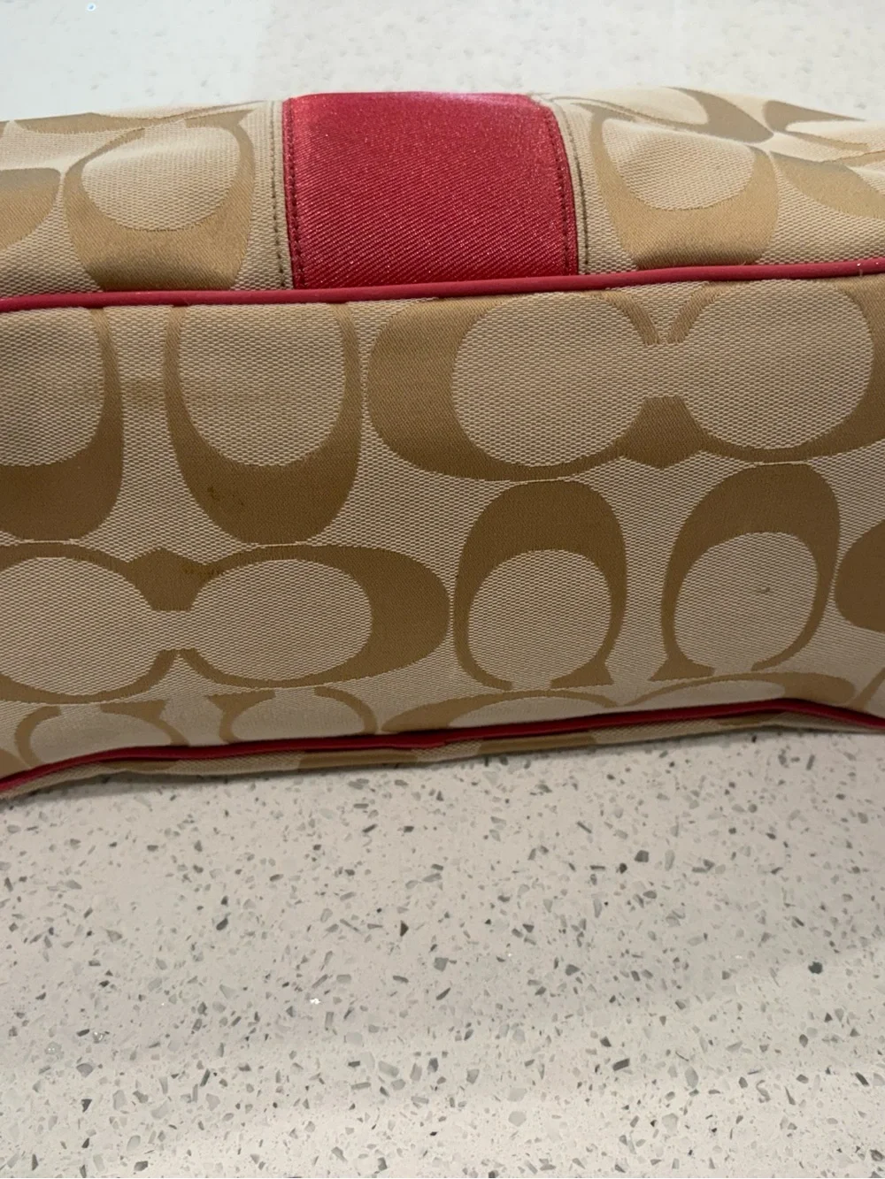 Coach canvas tote