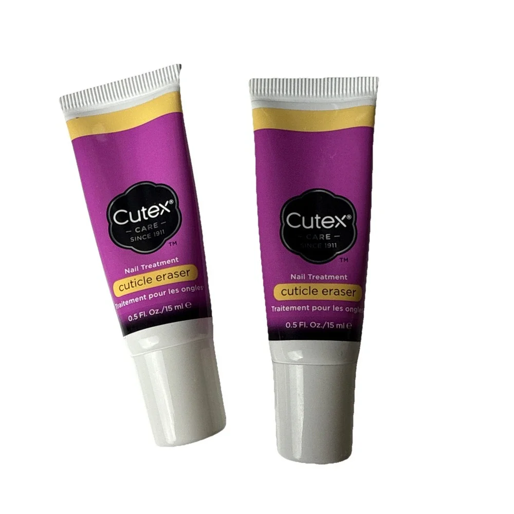 (2 PACK!!) Cutex Cuticle Eraser‎ Nail Treatment 0.5oz