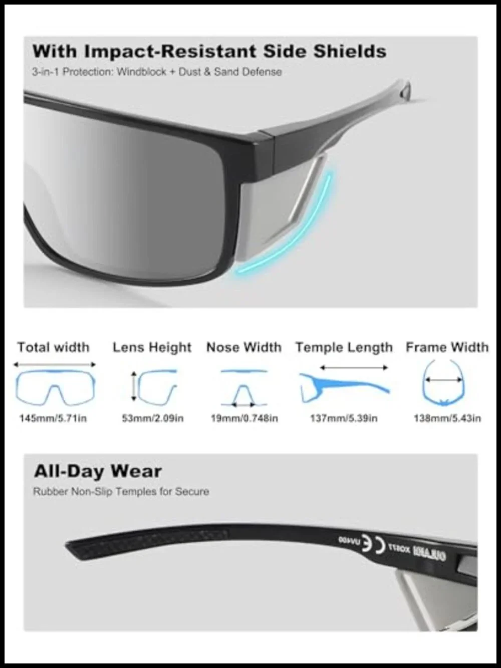 N/A unisex polarized