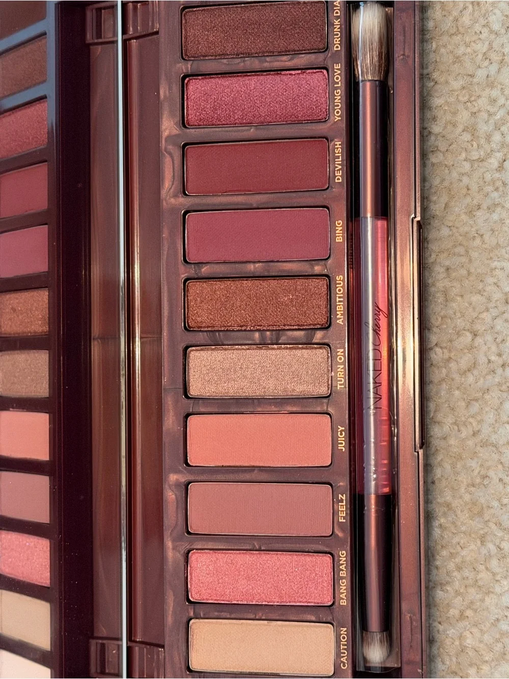Urban Decay Cherry-Toned Eyeshadow Palette — Pink & Berry Shades