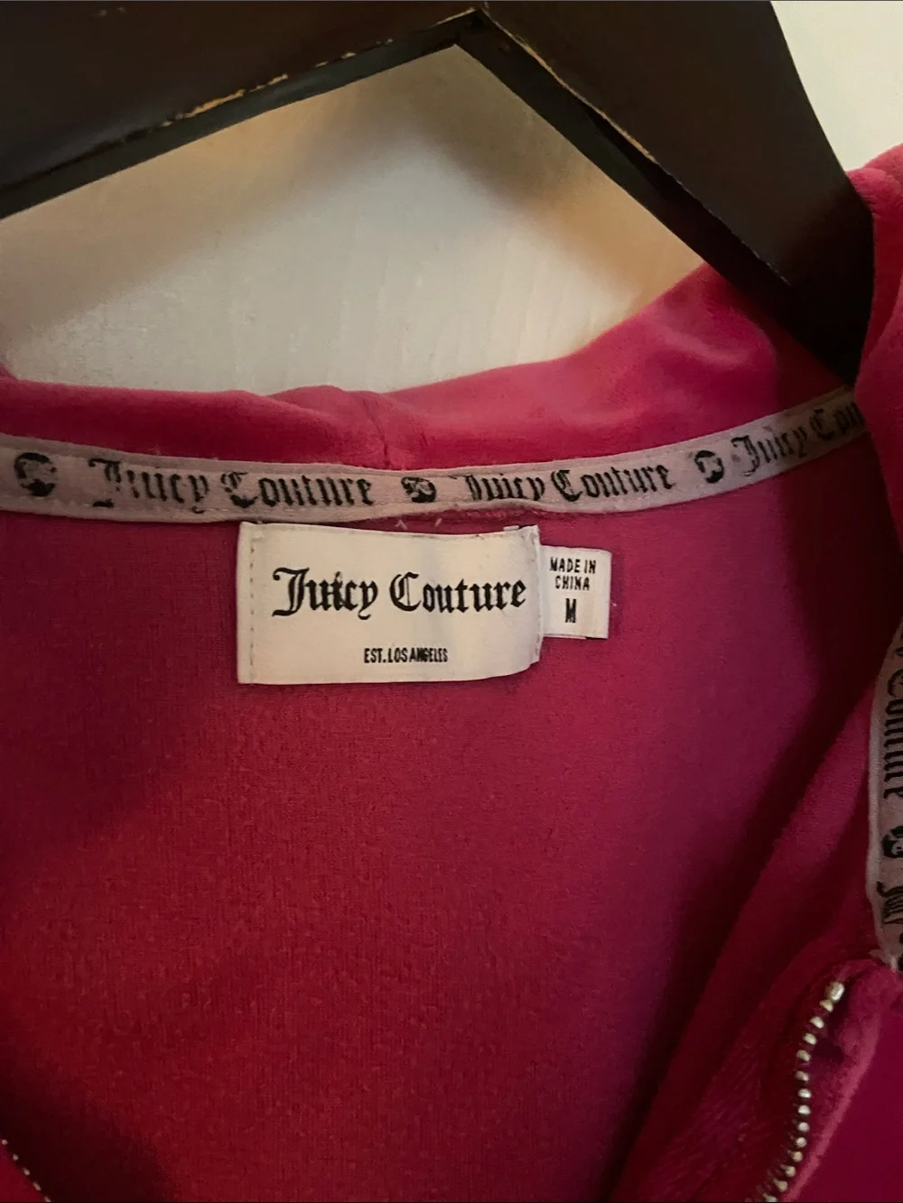 Juicy Couture raspberry velour