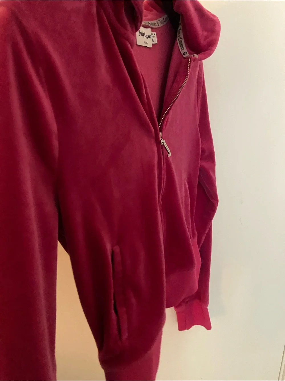 Juicy Couture raspberry velour