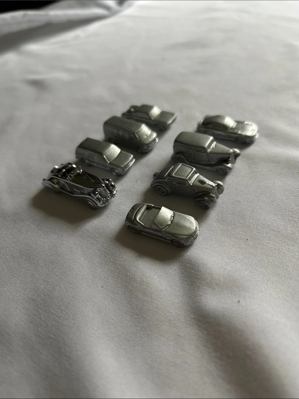 ( 8 ) Vintage Monopoly Cars