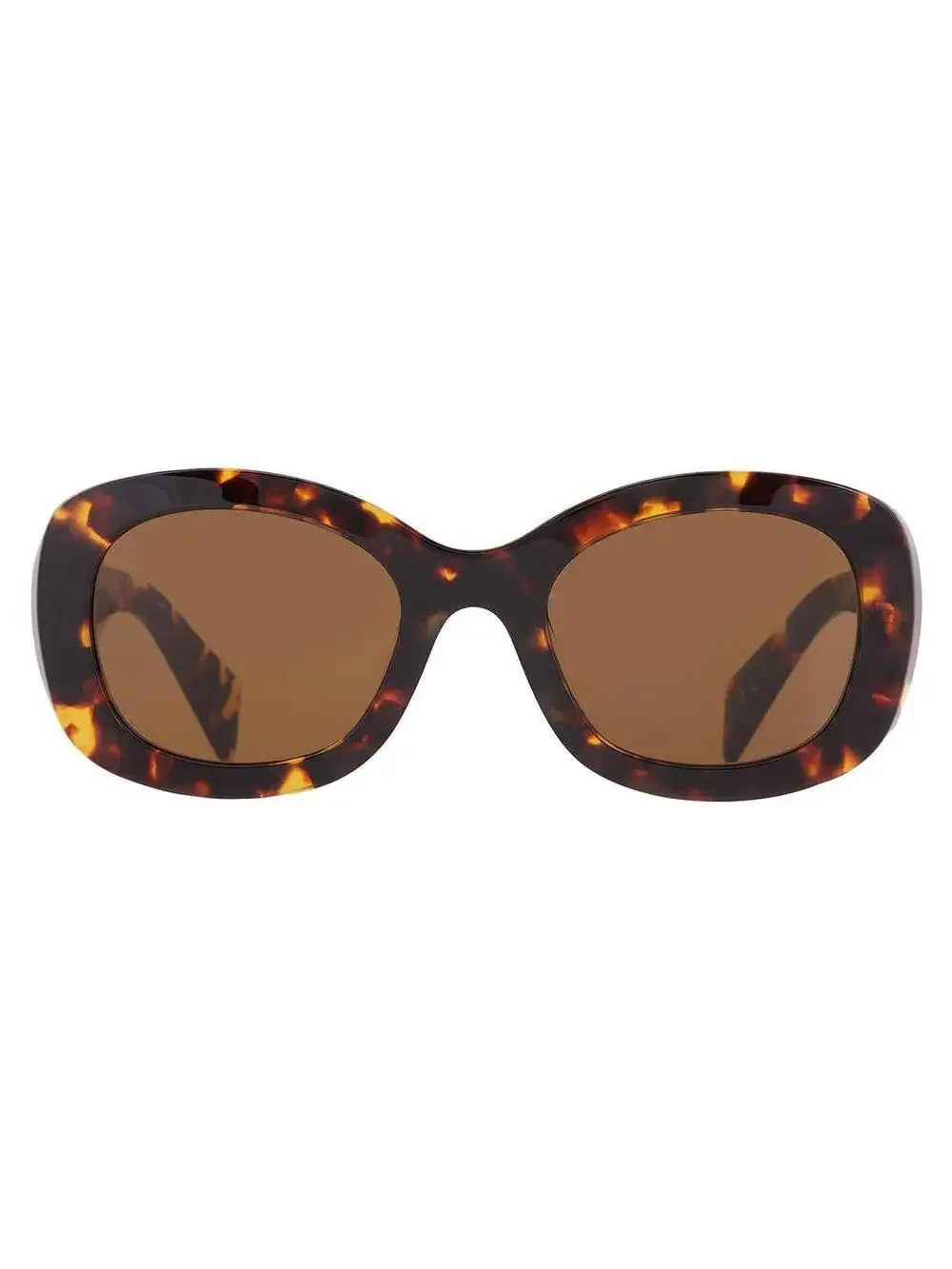 Prada Brown Oval Ladies Sunglasses Pr #265264P27B