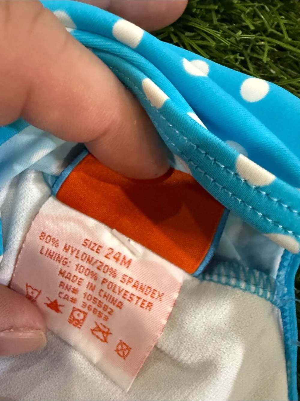 Mini tangerine size 24mo