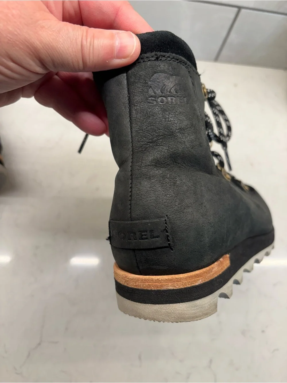 Sorel black ankle
