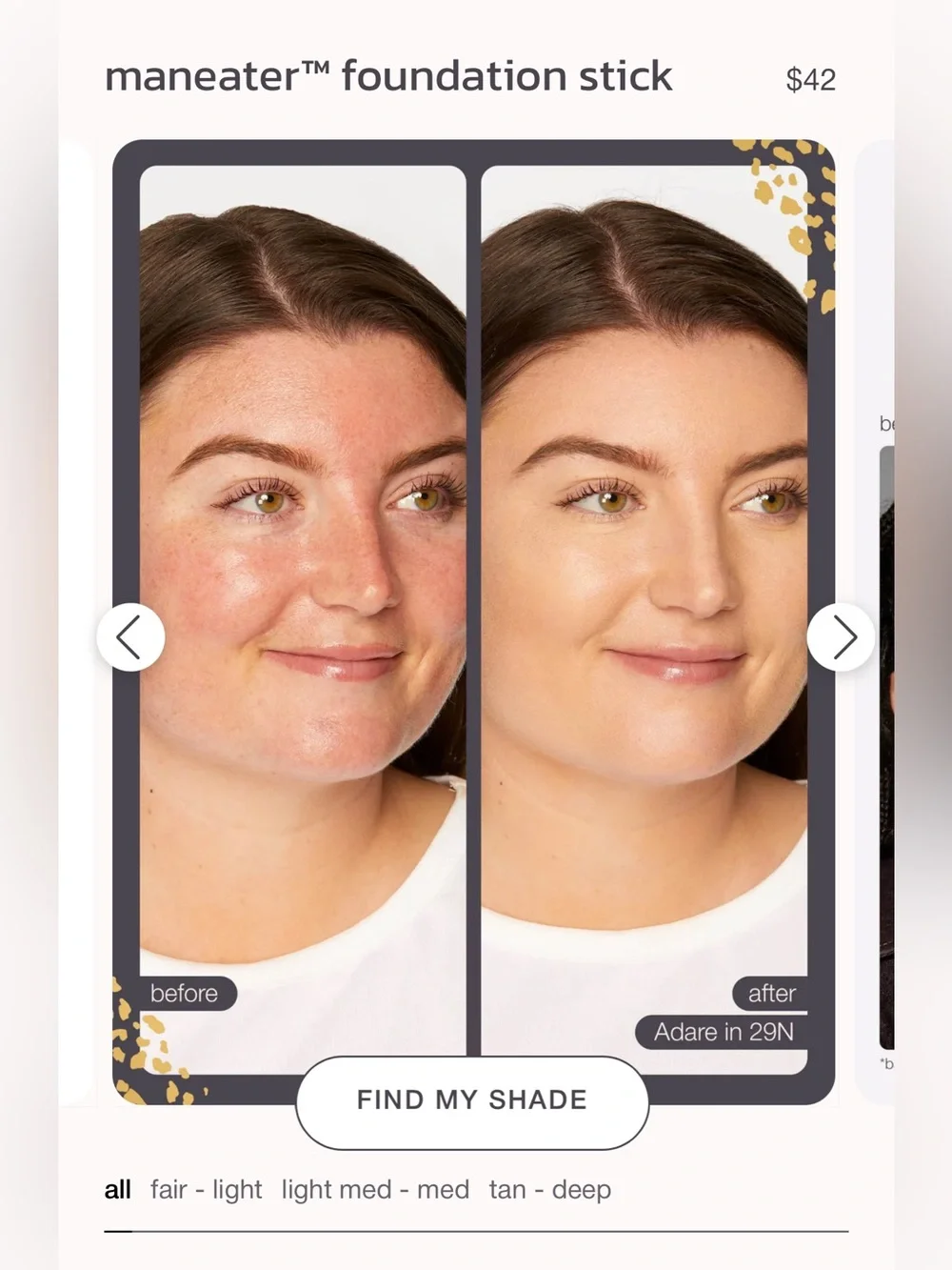 Tarte Maneater Foundation Stick 4 for $40