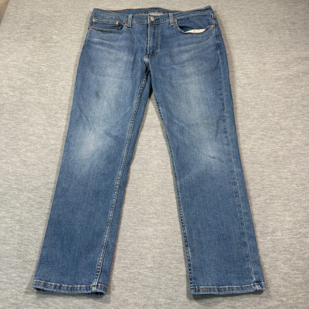 Levis 511 Jeans Men 36x29 Blue Slim Fit Stretch‎ Denim Medium Wash Casual Pants