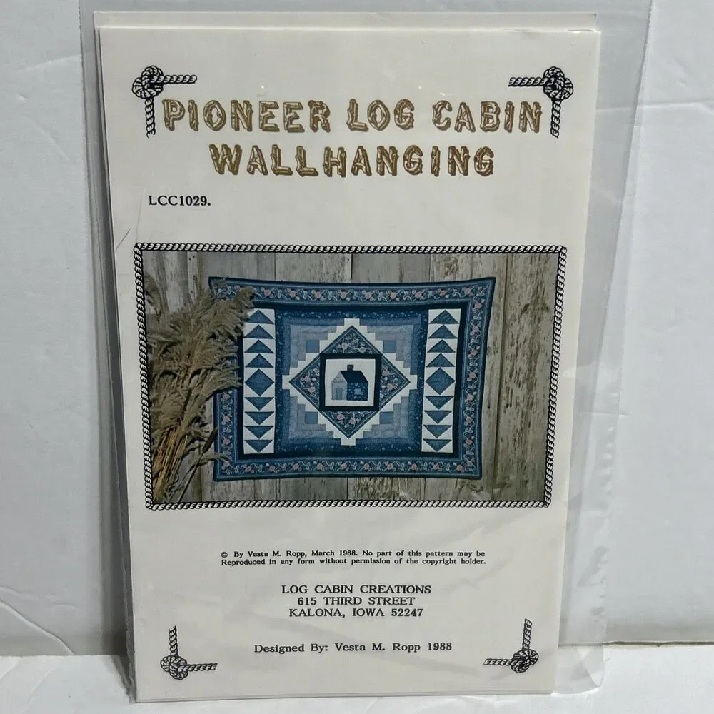 Log Cabin Creations pattern new